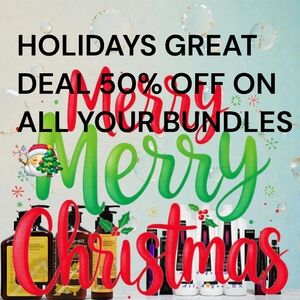 BUNDLE 2 or MORE ITEMS FOR A 50% OFF -LIMITED TIME ONLY